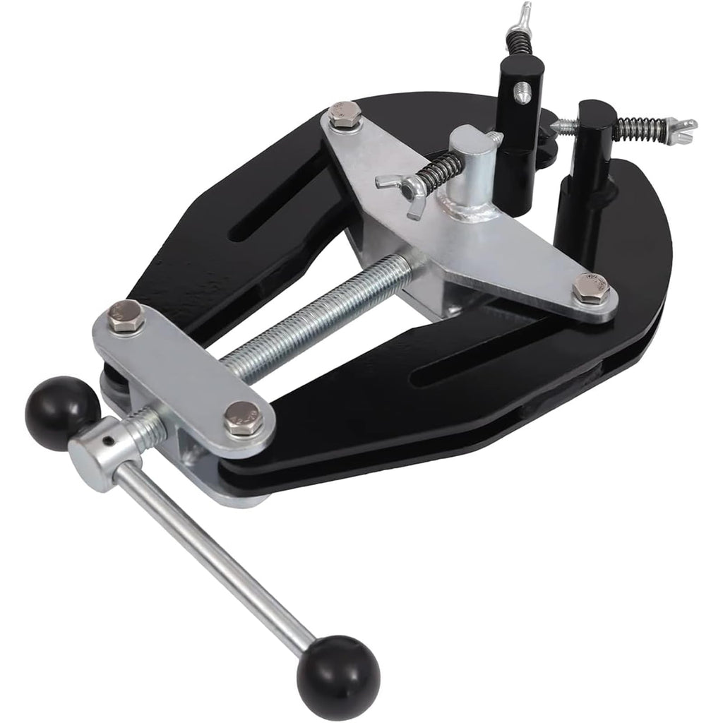 Pipe Clamp, 5 to 15cm High Strength Pipe Alignment Tool, Lightweight Design Pipe Ultra Clamp with Quick Acting Screws (Black)