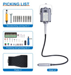 YUCHENGTECH Electric Chisel Carving Tool Upgrade Electric Wood Carving Chisel Jade Grinding Buffing Polishing Machine Only with Host (110V)