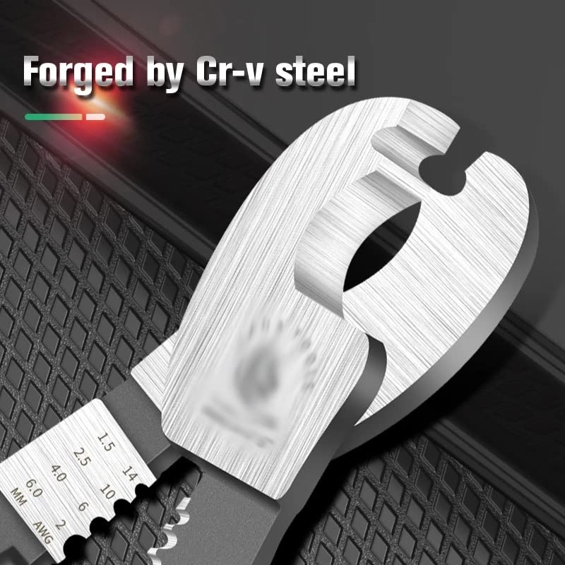 Cable Cutter With Wire Stripper Pliers Function Bolt Cutting Multifunction Hand Tools Electrician Scissors