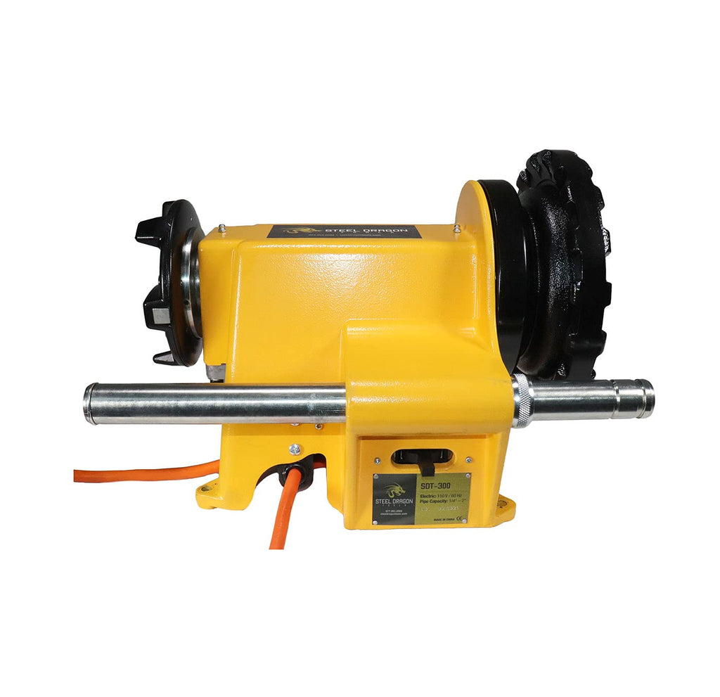 Steel Dragon Tools 300 Power Drive and 1206 Stand for Roll Grooving or Pipe Threading 41855 42360