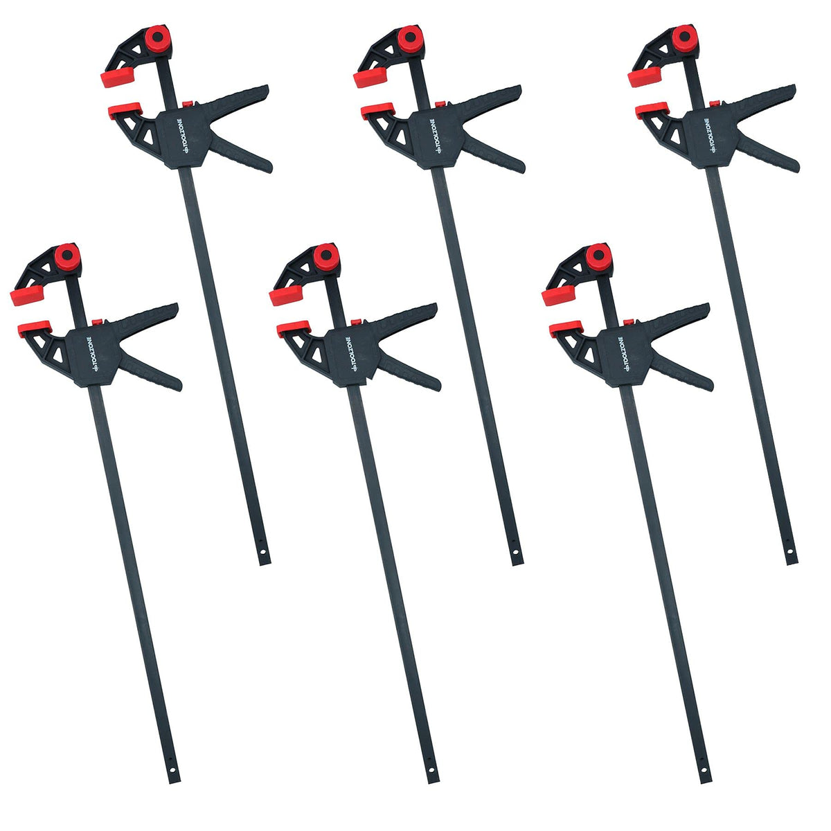 24" Quick Grip Rapid Ratchet Vice Bar Clamps Holder Spreader Speed Clamp 6pc