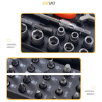 48 In 1 Multi-functional Ratchet Wrench Socket Screwdriver Home Appliance Repair Tool Combination