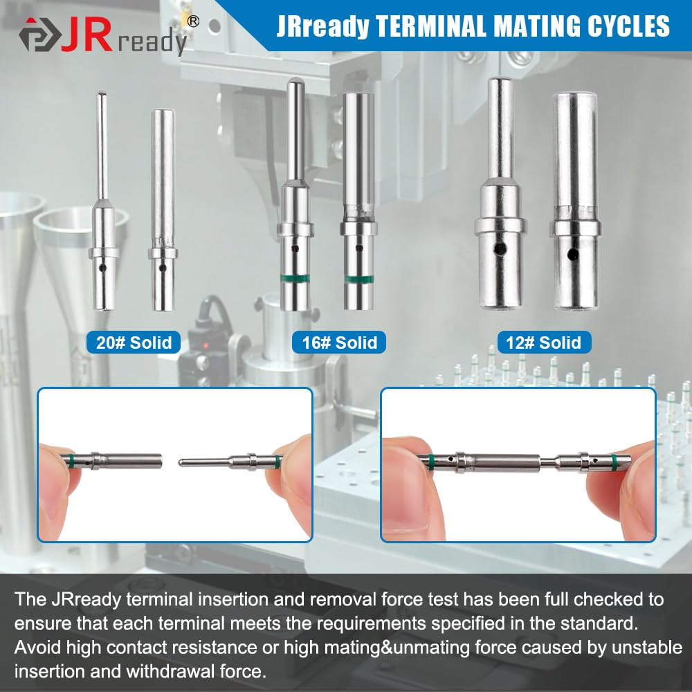 JRready DW5011 Deutsch Connector Kit - DT 2 3 4 6 Pin with 12 Pin 5 Pairs