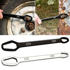 22mm Universal Double-Head Wrench Torx Spanner Car Bicycle Repair Tool Screw Nuts Wrenches Ratchet Wrench End Hand Tool(D)