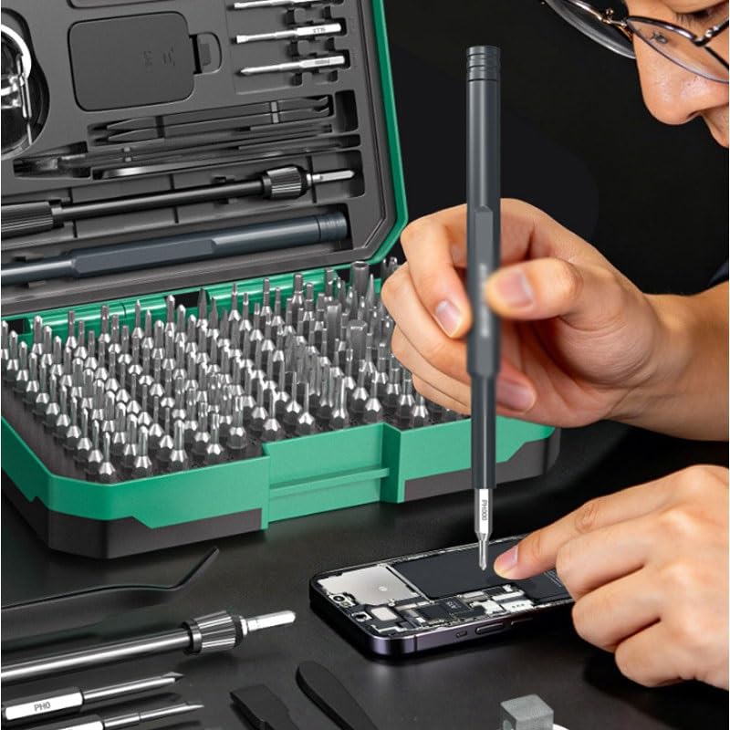 Screwdriver Set for Precise Instrument Disassembly Assembly Maintenance Home Tools Storage Box