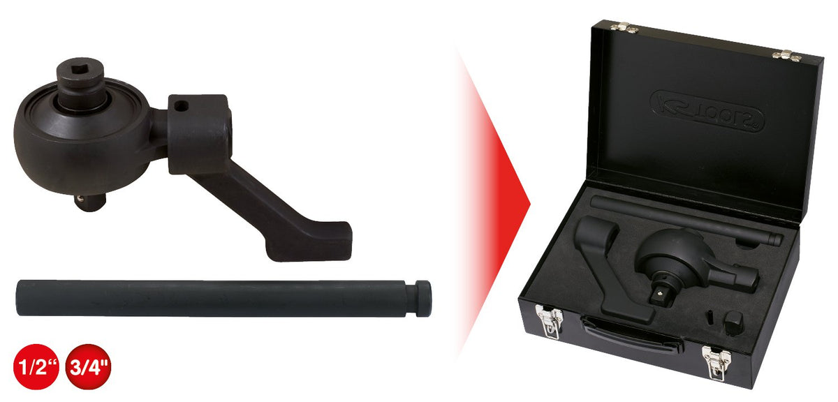 1/2" Universal torque multiplier, 1300Nm