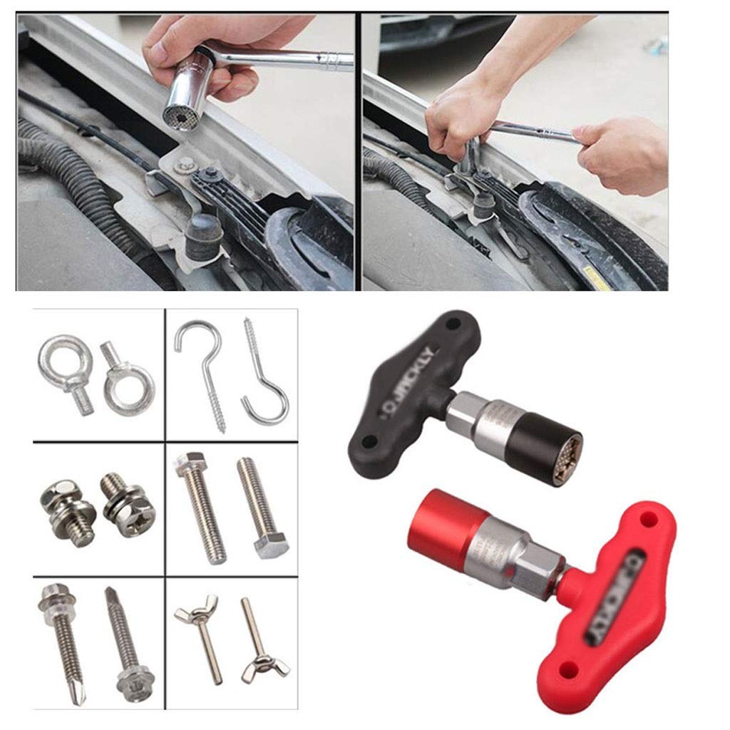 9-21mm Universal Socket Wrench Set Torque Power Drill Ratchet Bushing with T Handle Spanner Key Hand and Electric Tools