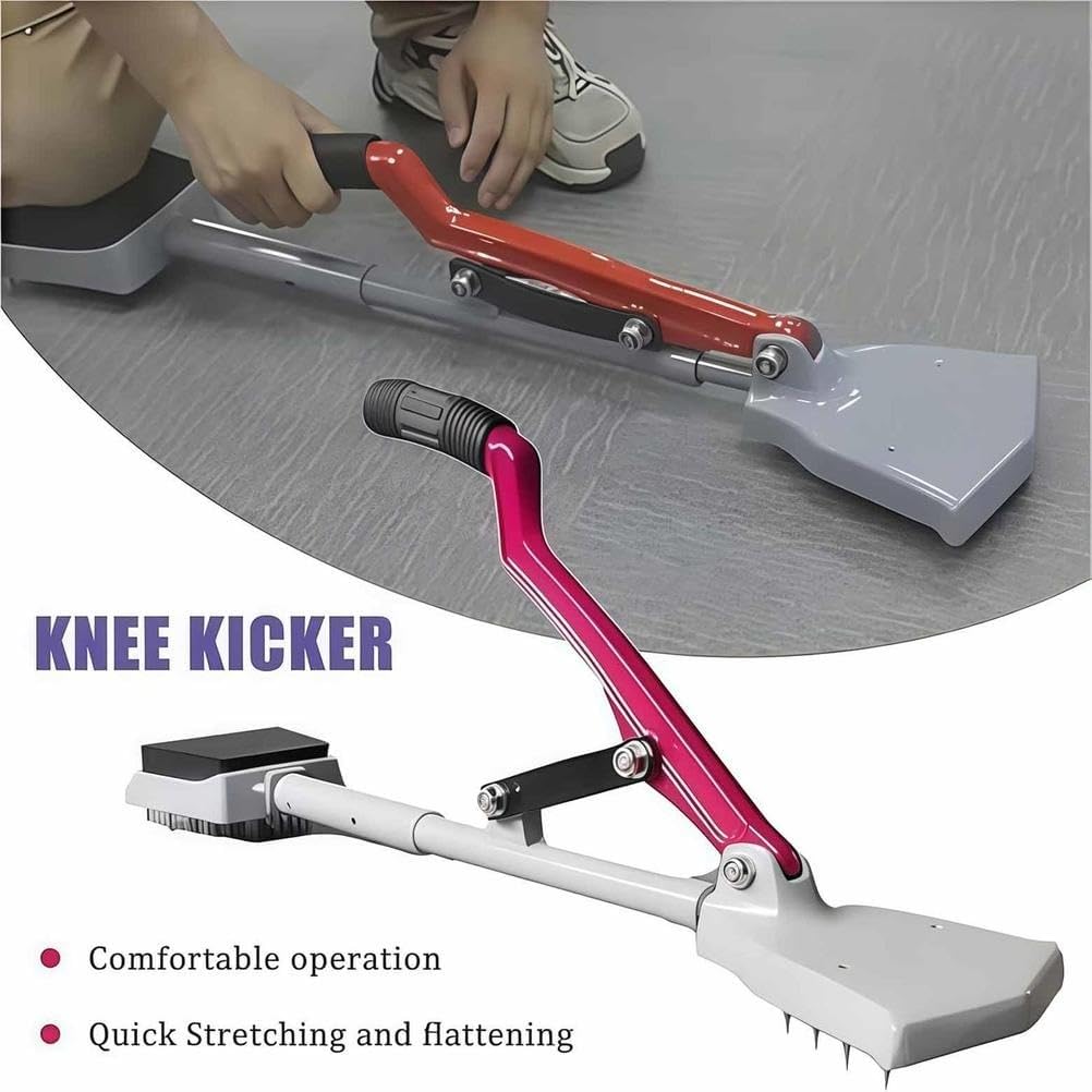 Pro Labor-Saving Carpet Stretcher with Knee-Safe Design, Non-Slip Handle, Easy Use for Home Improvement & Daily Carpet Installation, Durable & Efficient Carpet Tool
