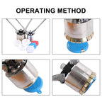 Steel Manual Oil Barrel Sealing Machine, Drum Cap Seal Crimping Tool,for Petroleum, Grain and Oil,35mm