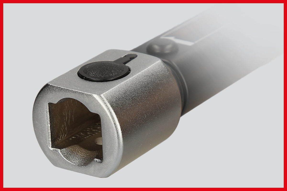 14x18mm ERGOTORQUEprecision fine adjustment torque wrench with retangular tool holder, 60-320Nm