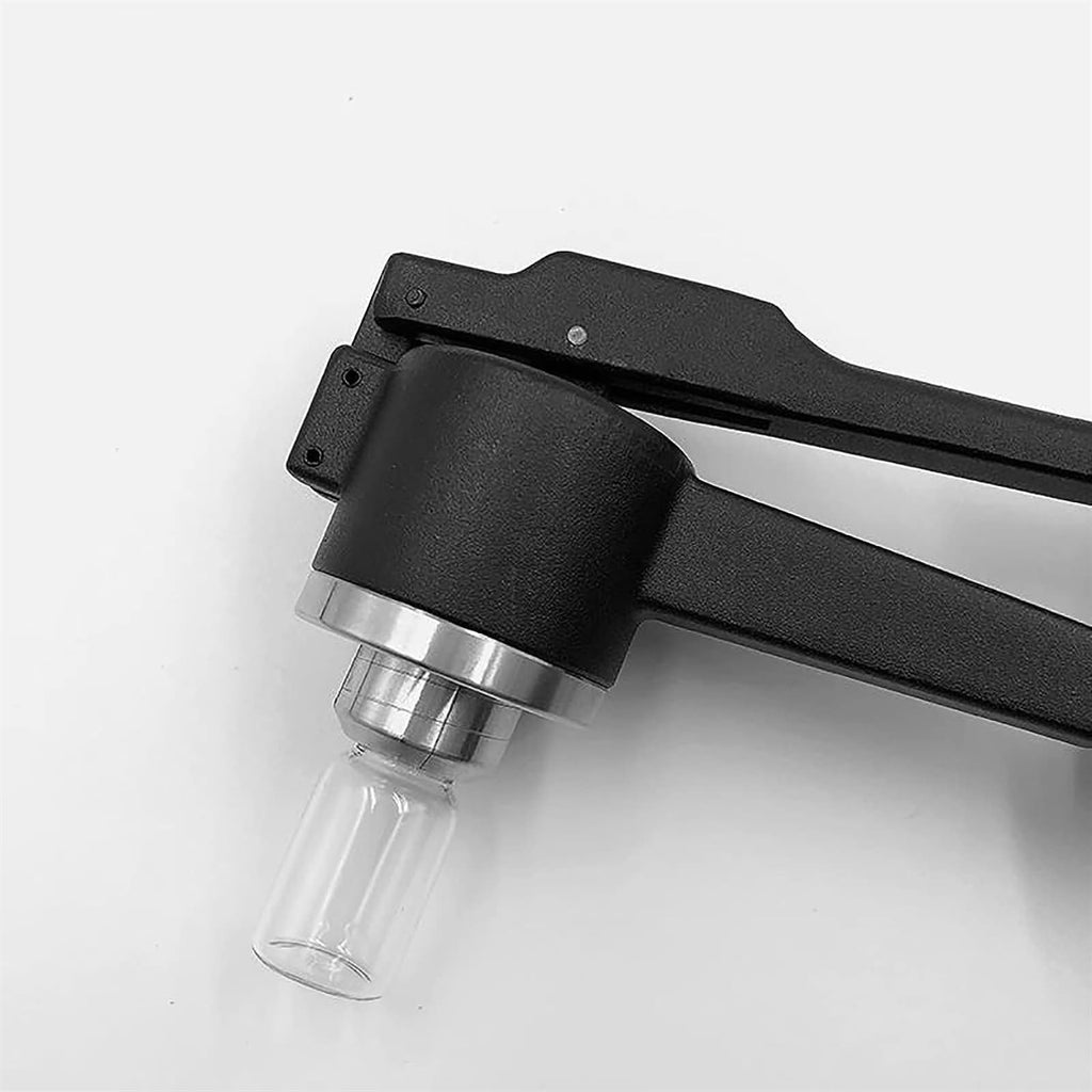 Manual Crimper Sealing Machine Aluminum Plastic Cap Crimper Bottle Capping Tool, Hand Held Capping Machine, Flip Off Vial Crimper Bottle Cap Crimping Tool, Stainless Steel (Size : 20.7mm) (Size : 22.