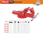 KANCA PRMPL-140,PRIMO PIPE AND BENCH VISE With 360° Rotating Swivel Base,Drop-Forged Pipe and Bench Vise,Jaw Size 5.6", Max Jaw Opening 7.5",Strong Hand Tools and Machinist Vise (5.6")