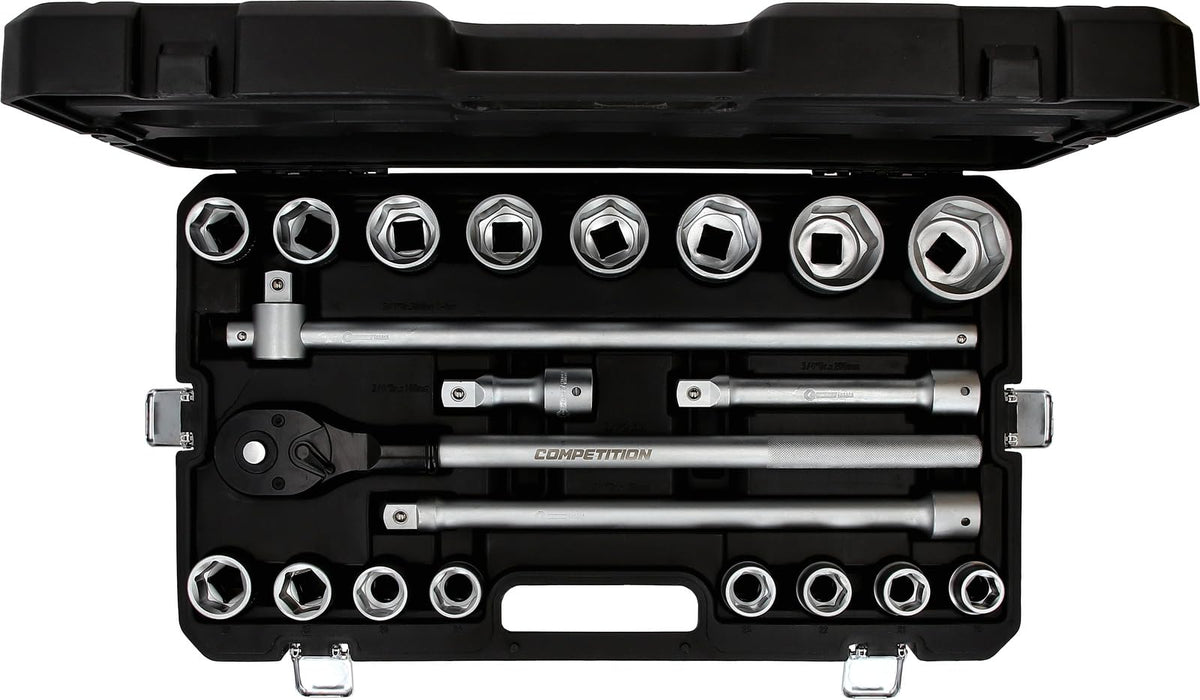 KS Tools 512.3421 Competition 3/4 Inch Socket Spanner Set 21 Pieces