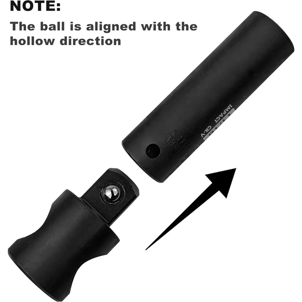 3/8-Inch Drive Impact Socket Set,49 Pieces,SAE/Metric,Deep/Shallow,(5/16""-3/4"",8mm-22mm),6 Point,CR-V Steel