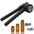 13mm/20mm Flip Off Vial Crimper, Manual Vial Crimper, Bottle Cap Crimping Tool for Aluminum Plastic/Full Aluminum, Medical Capping Machine, 20-30 Bottles/Min