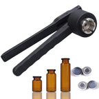 13mm/20mm Flip Off Vial Crimper, Manual Vial Crimper, Bottle Cap Crimping Tool for Aluminum Plastic/Full Aluminum, Medical Capping Machine, 20-30 Bottles/Min