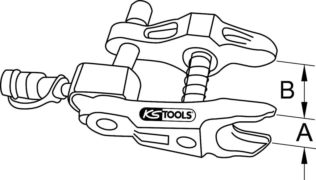 Universal ball joint separator, 45mm without hydraulic cylinder
