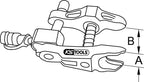 Universal ball joint separator, 45mm without hydraulic cylinder