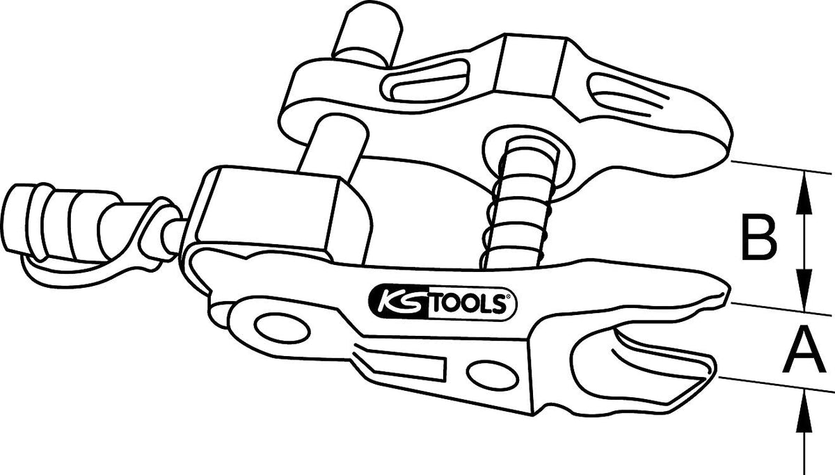 Universal ball joint separator, 45mm without hydraulic cylinder