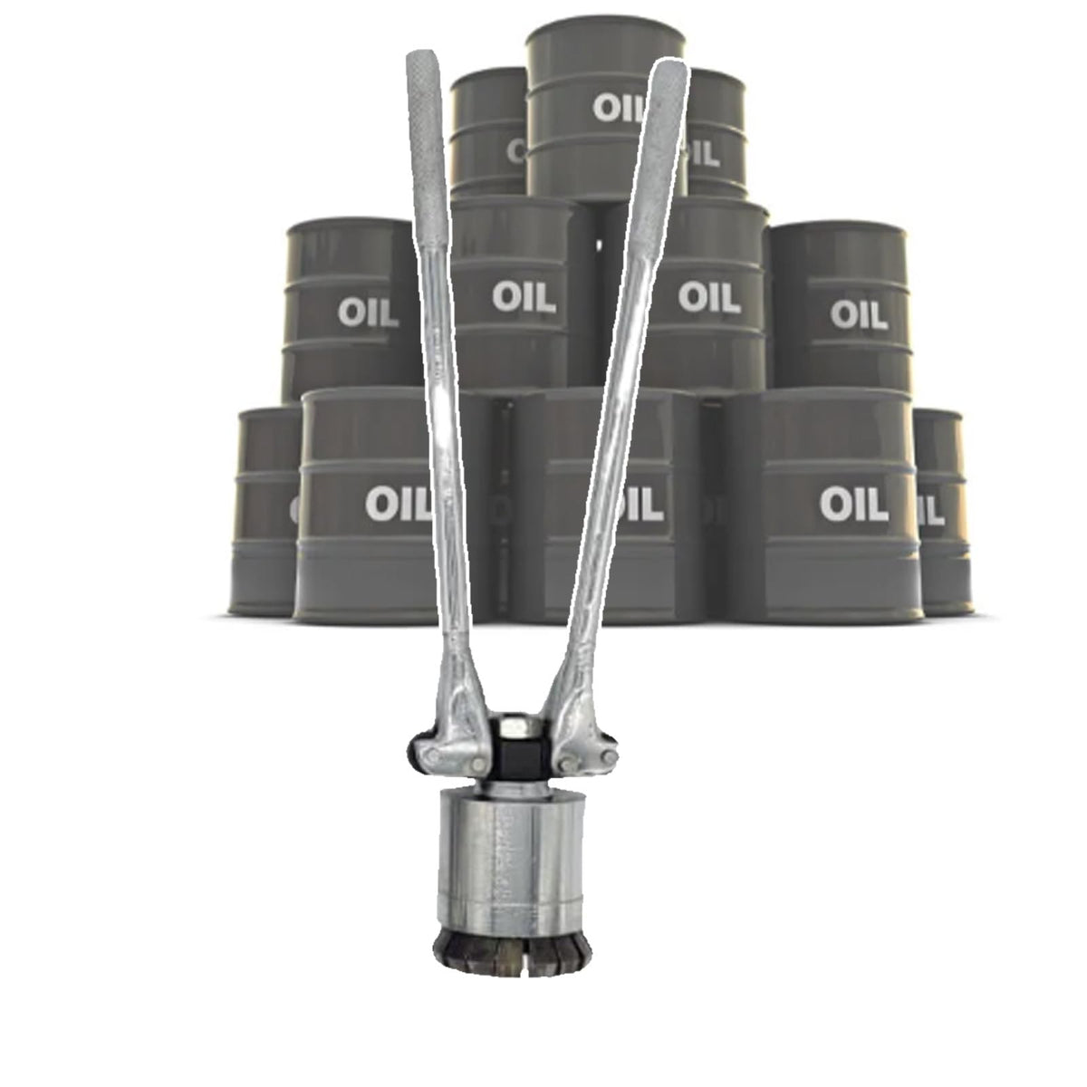 200L Oil Drum Pressure Cap Sealing Barrel Crimping Tool, 35&70Mm Crimper Sealer, 53 Gallon Manual Oil Barrel Sealing Machine,35mm