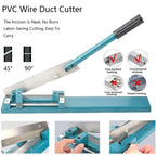 Wire Duct Cutter Manual Plastic Duct Cutting Machine 45° 90°Angle Adjustable PVC Trunking Cutter Electrician Special Cutting Device