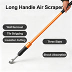 Pneumatic Chipping Hammer, Extended Long Industrial Scaling Tool, 2200 Bpm Air Rust Remover, Shock-absorbing Handle For Concrete And Tile, Marine Deck, Paint Null 74 Cm/29 In