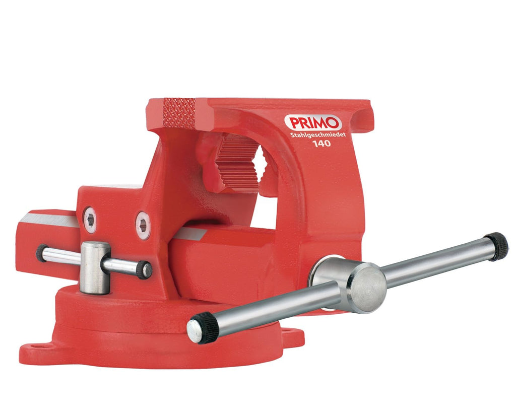 KANCA PRMPL-140,PRIMO PIPE AND BENCH VISE With 360° Rotating Swivel Base,Drop-Forged Pipe and Bench Vise,Jaw Size 5.6", Max Jaw Opening 7.5",Strong Hand Tools and Machinist Vise (5.6")