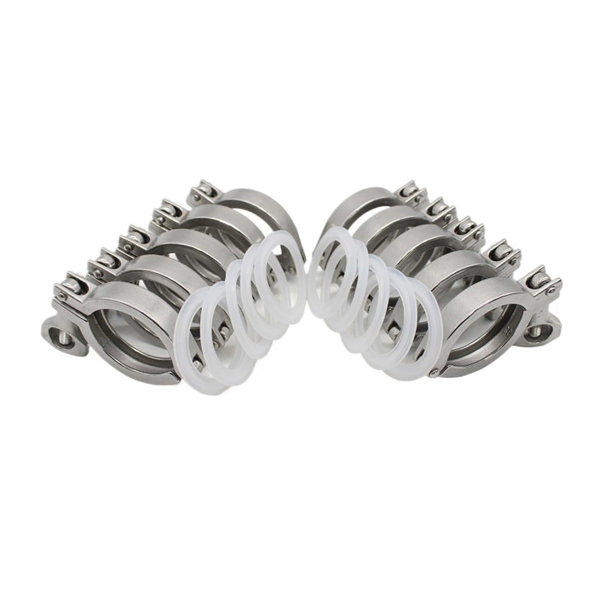 SS304 Tri-Clamp 0.5-4" 25.4-119mm Stainless Home Brewing