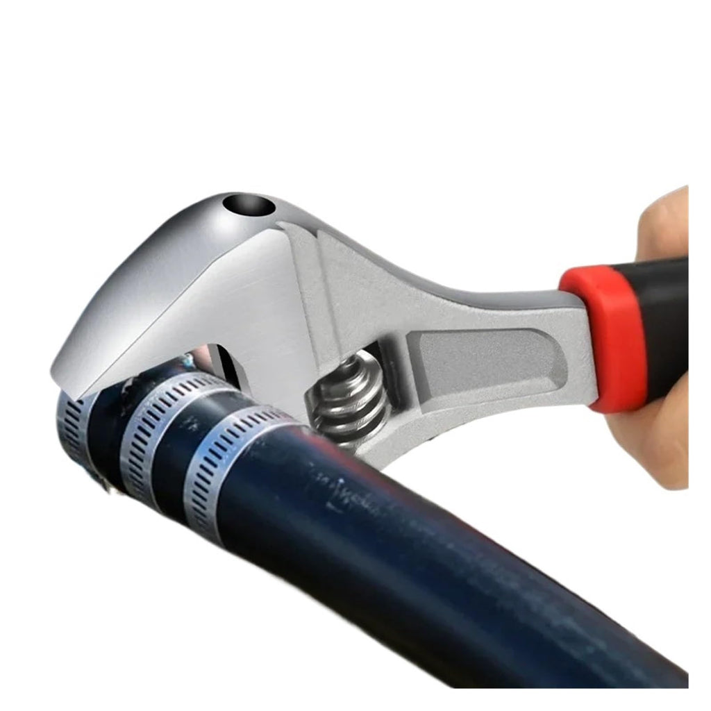 Adjustable Wrench Universal Large Opening Plumbing Installation Bathroom Heavy-Duty Car Hand Repairs Tools Spanner Torque Sockets(E1)