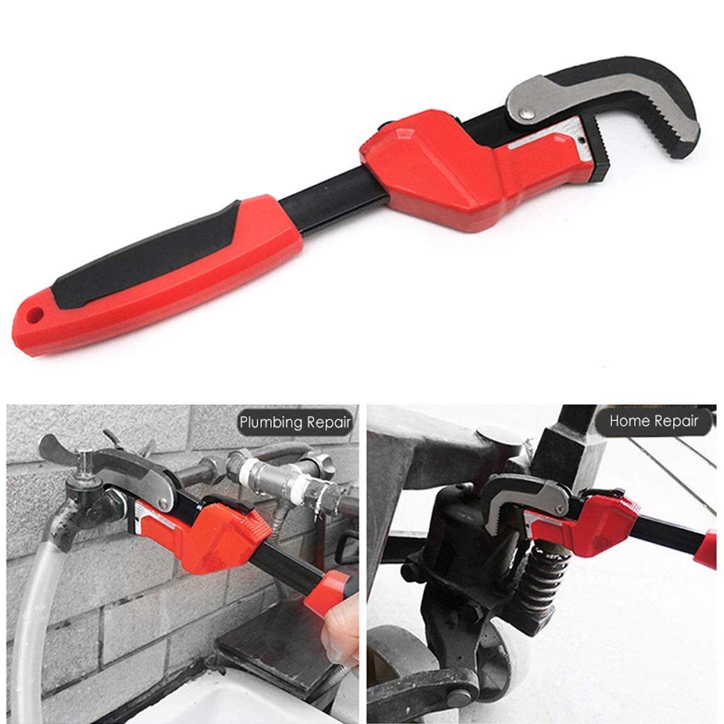 Pipe Plumbing Wrench Ratchets Spanner Universal 12inch Adjustable Heavy-duty Home Repair for Plumber Hand Tools
