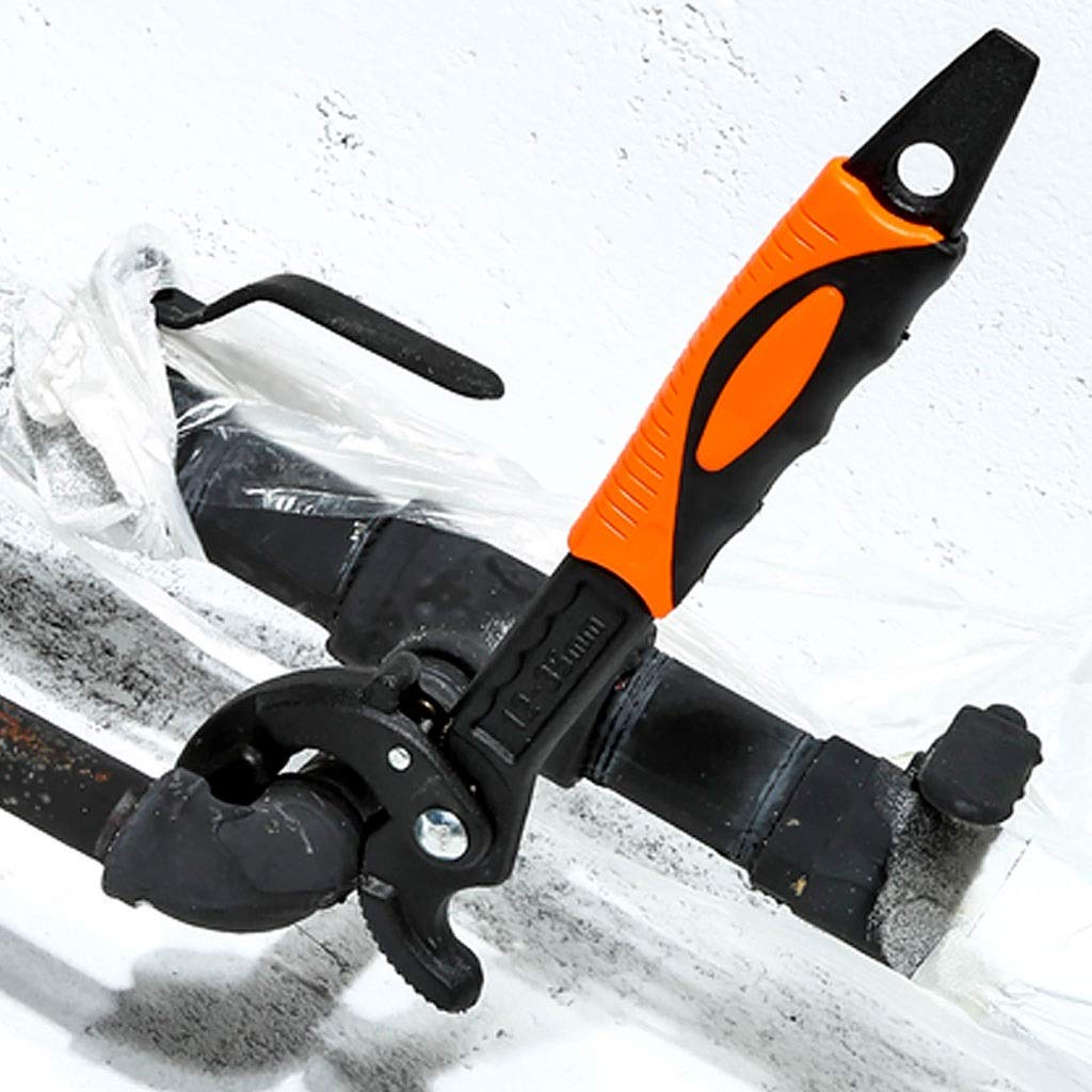 Universal Key Pipe Wrench End Spanner Set High-carbon Steel Snap Grip Tool Plumber Multi Hand