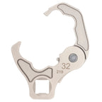 TONE Quick Open Claw Foot Wrench 4QCF-32 Drive Angle 1/2 inch (12.7 mm) Double Side Width 1.3 inches (32 mm)