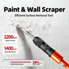 Pneumatic Chipping Hammer, Extended Long Industrial Scaling Tool, 2200 Bpm Air Rust Remover, Shock-absorbing Handle For Concrete And Tile, Marine Deck, Paint Null 74 Cm/29 In