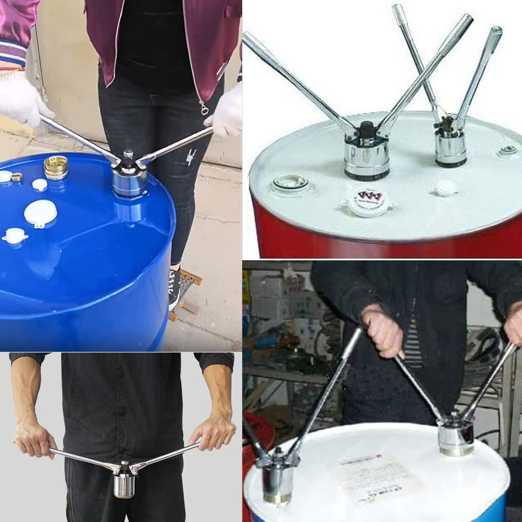 200l/53 Gallon Drum Cap Seal Barrel Crimping Tool,35mm/70mm Oil Drum Pressure Cap Sealing Barrel Crimping Tool Oil Drum Sealing Pliers,Used in Packaging Industries,Oneset