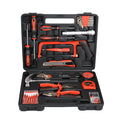 Tool Kit, Auto Repair Tool Set, General Household Hand Tool Set with Plastic Toolbox Storage Case, for Homeowner