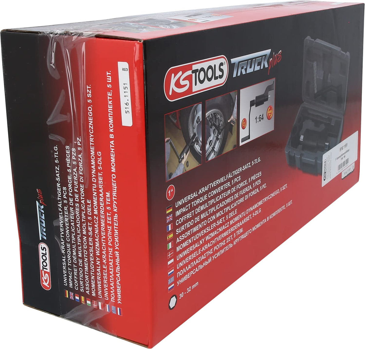 KS TOOLS Torque multiplier, 3 pcs, 1", 1:64