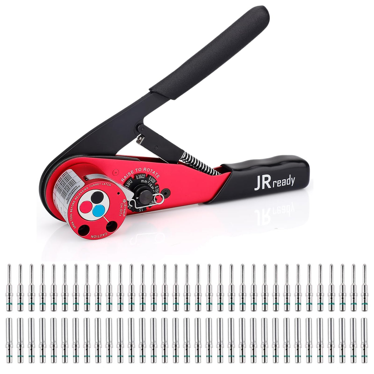 JRready Deutsch Crimp Tool, Deutsch Connector Pins and Sockets Solid Contacts