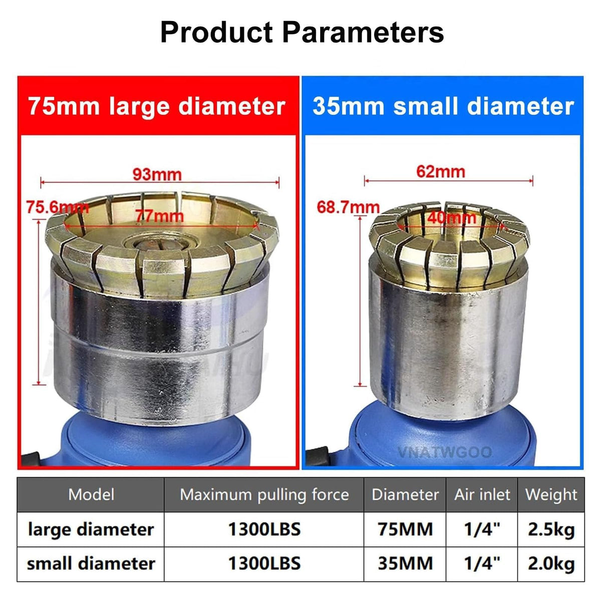 200L Pneumatic Oil Barrel Crimper, Pneumatic Seal Iron Cover Crimping Tool, Maximum Pulling Force 1300Lbs, for 30-75mm Oil Drum Cover