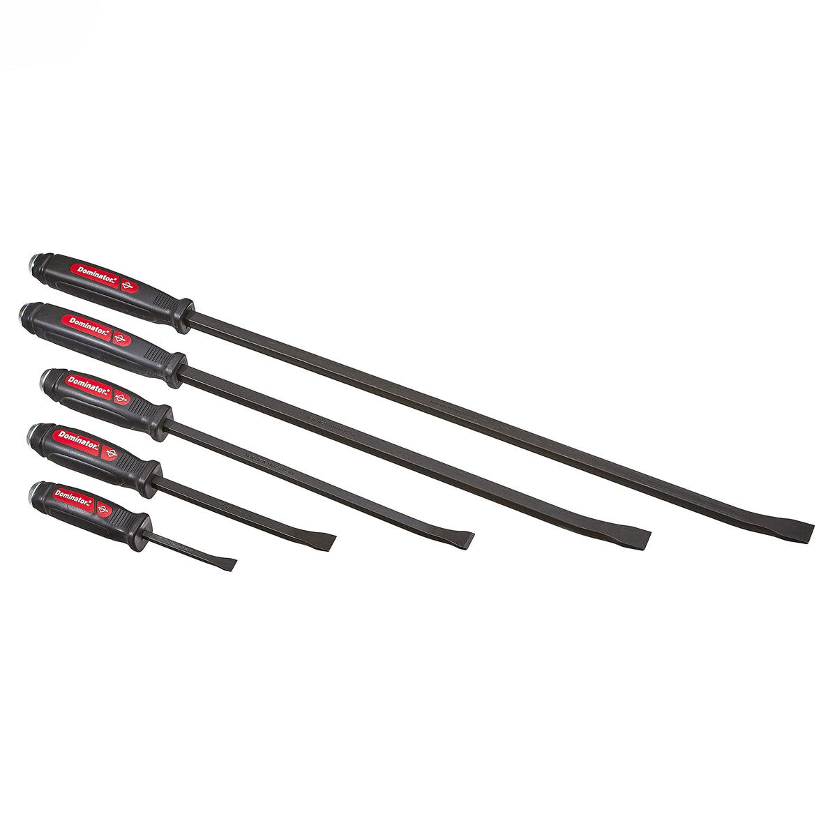 Mayhew Pro 61050 Punch and Chisel Kit, 24-Piece & Mayhew 61366 Dominator Pry Bar Set, Curved, 5-Piece