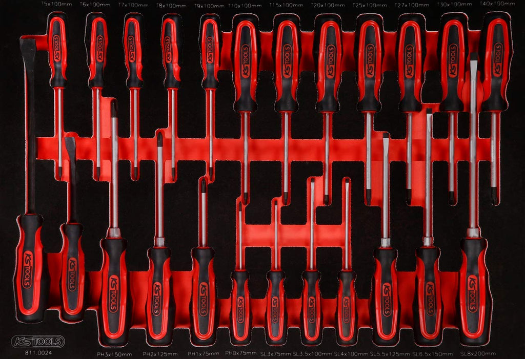 KS Tools Performance plus 811.0024 Screwdriver Set 24 Pieces