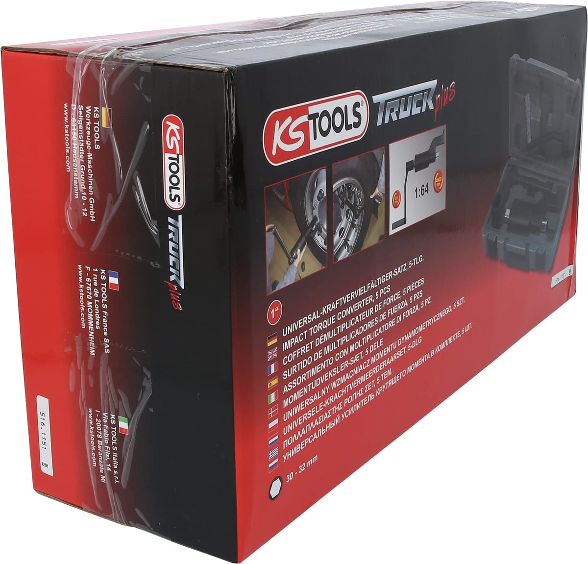 KS TOOLS Torque multiplier, 3 pcs, 1", 1:64