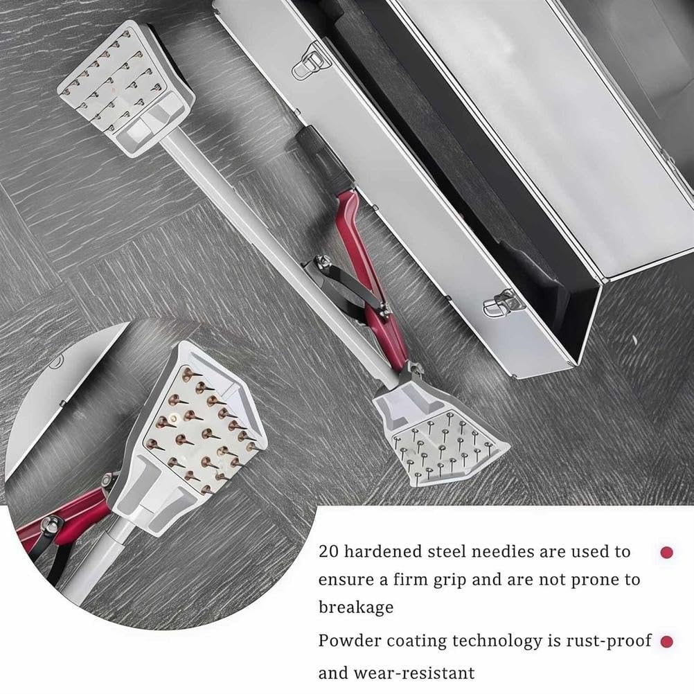 Pro Labor-Saving Carpet Stretcher with Knee-Safe Design, Non-Slip Handle, Easy Use for Home Improvement & Daily Carpet Installation, Durable & Efficient Carpet Tool