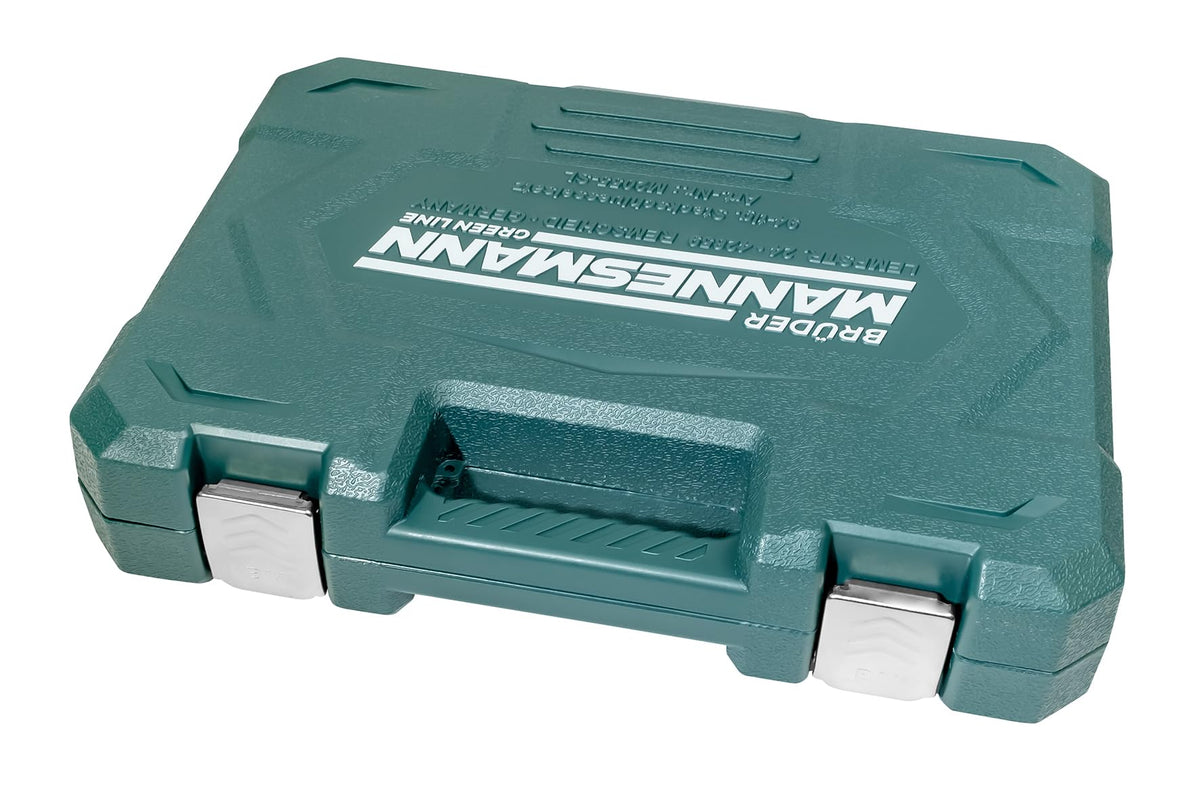 Mannesmann 1/4 Plus 1/2-inch Socket Set Super Lock System (94 Pieces)