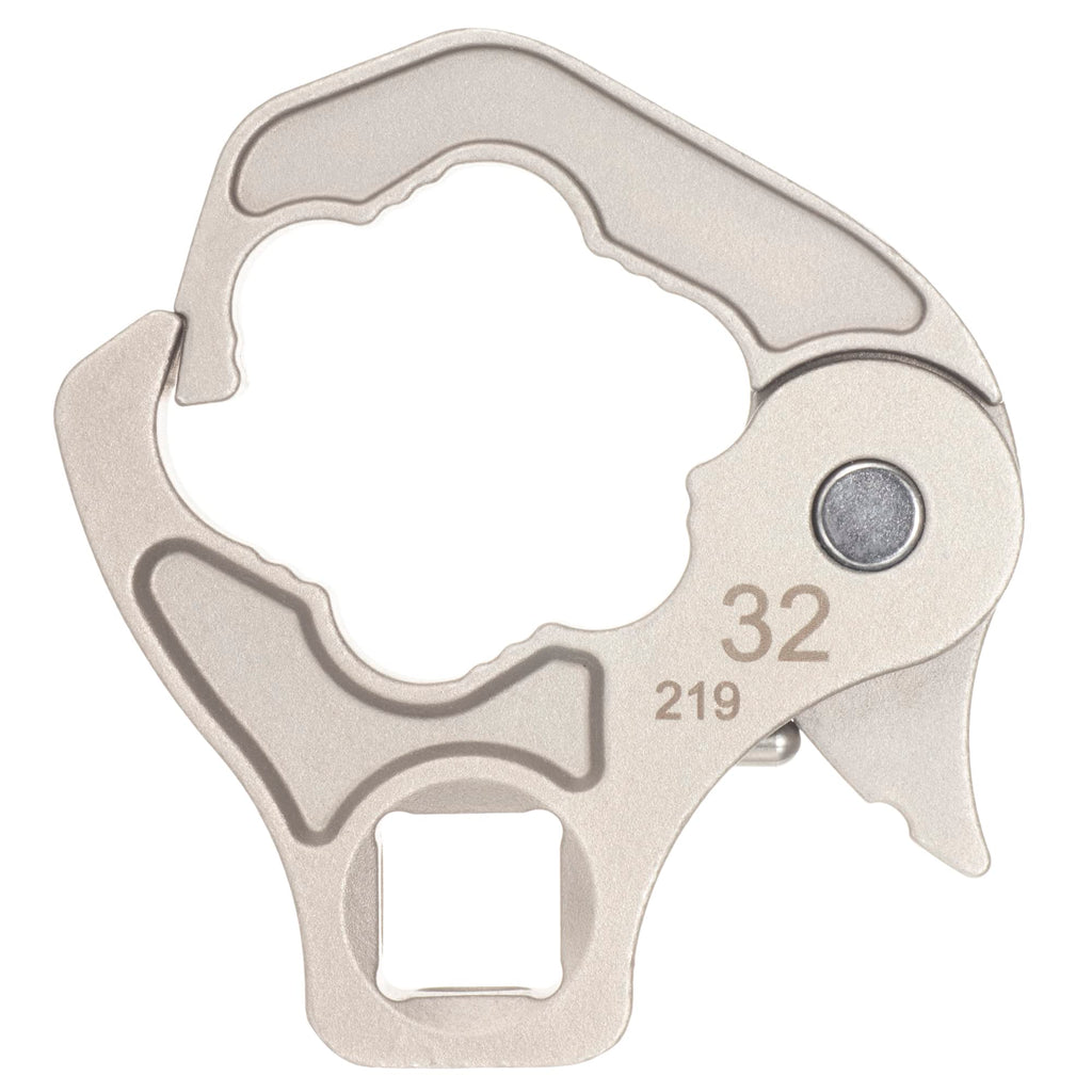 TONE Quick Open Claw Foot Wrench 4QCF-32 Drive Angle 1/2 inch (12.7 mm) Double Side Width 1.3 inches (32 mm)
