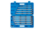 BlueSpot Tools 04307 10PCE Extra Long Ratchet Spanner and Adaptor Set (8-19mm)