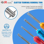 JRready Bundle with 2 Items: ST2158 JRD-HDT-48 Deutsch Crimp Tool Turret Style Positioner and ST5291 Deutsch Pin Removal Tool for Deutsch Size 12 16 20 Solid Contacts Wire Gauge 12-22 AWG