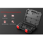 20pcs 1/2inch Drive Metric Impact Socket Set Universal Socket Metric Drive Deep Socket Set Wrench for Air Pneumatic Repair Tools