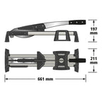 wolfcraft Project Set for Transferring Angles and Cutting Laminate I 8658000 I 2 handy tools for laying vinyl and laminate