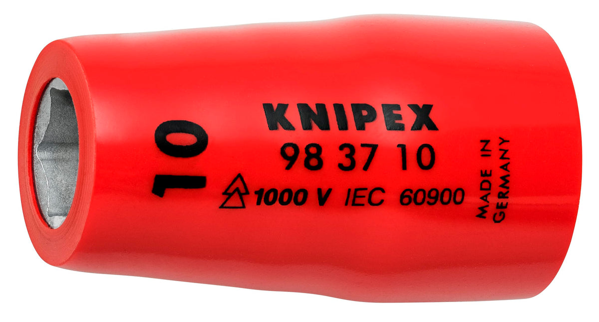 KNIPEX 98 99 11 S4 10 Piece 1,000V Insulated Socket Set 3/8 Metric Drive