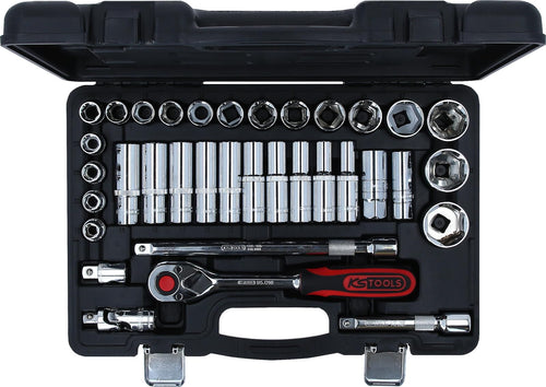 1/2" CHROMEplus Socket set, 35 pcs